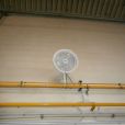 Mlhový ventilátor v prostoru zinkovny Mlhový ventilátor v prostoru zinkovny