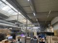 Ochlazování vzduchu ve výrobní hale - radiální mlžící ventilátory
