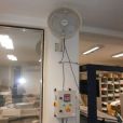 Axiální mlžící ventilátor a řídící jednotka snímače vlhkosti