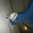 Mlhový ventilátor v prostoru zinkovny