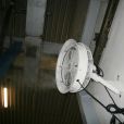 Mlhový ventilátor v prostoru zinkovny
